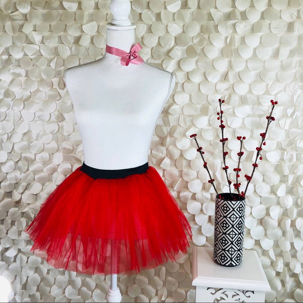 ♨️ Red Adult Tutu ‼️